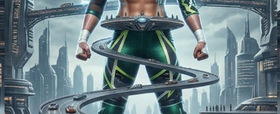 Electric Lady Wrestler Poster